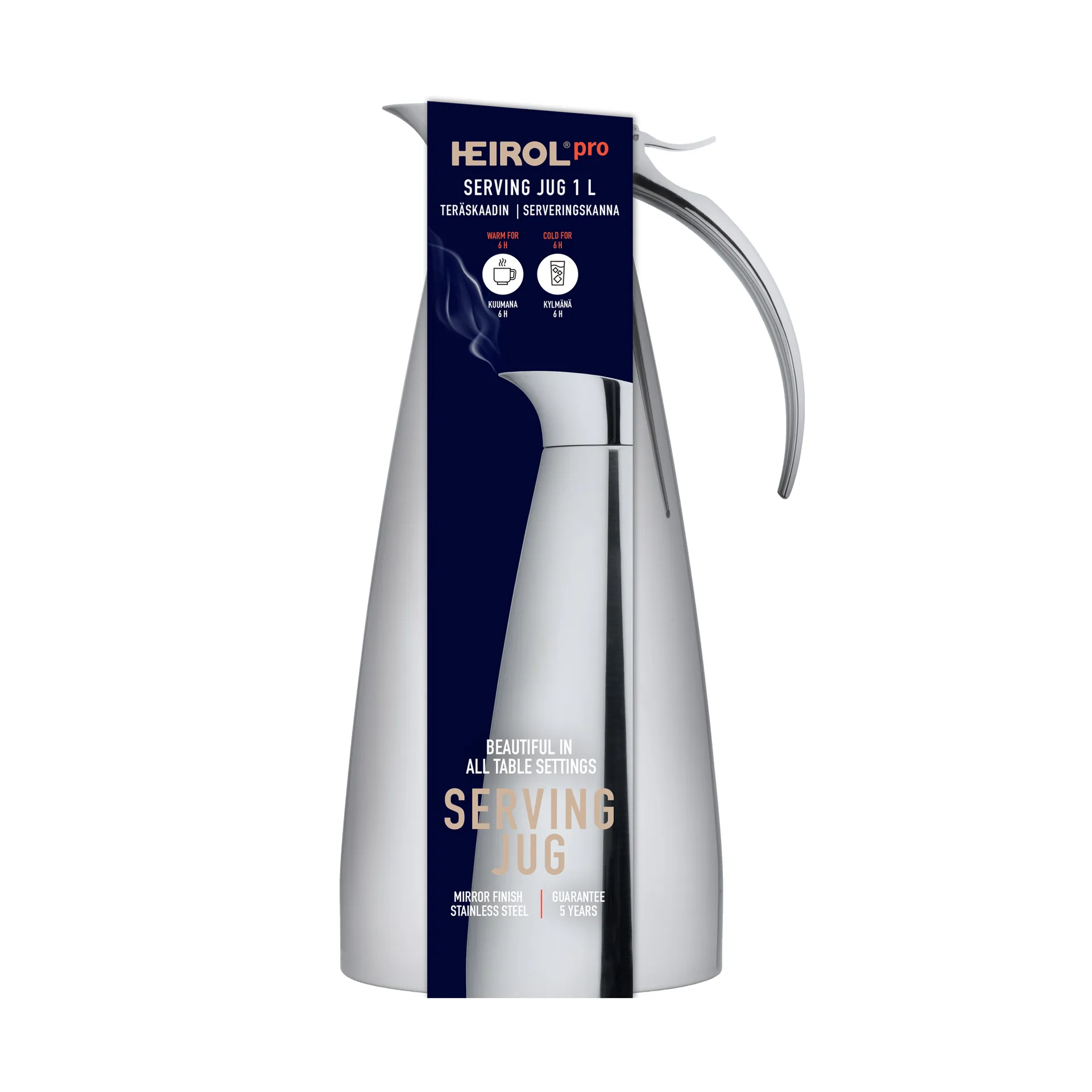 Jarra térmica Heirol 1,0 l, Aço inoxidável Heirol