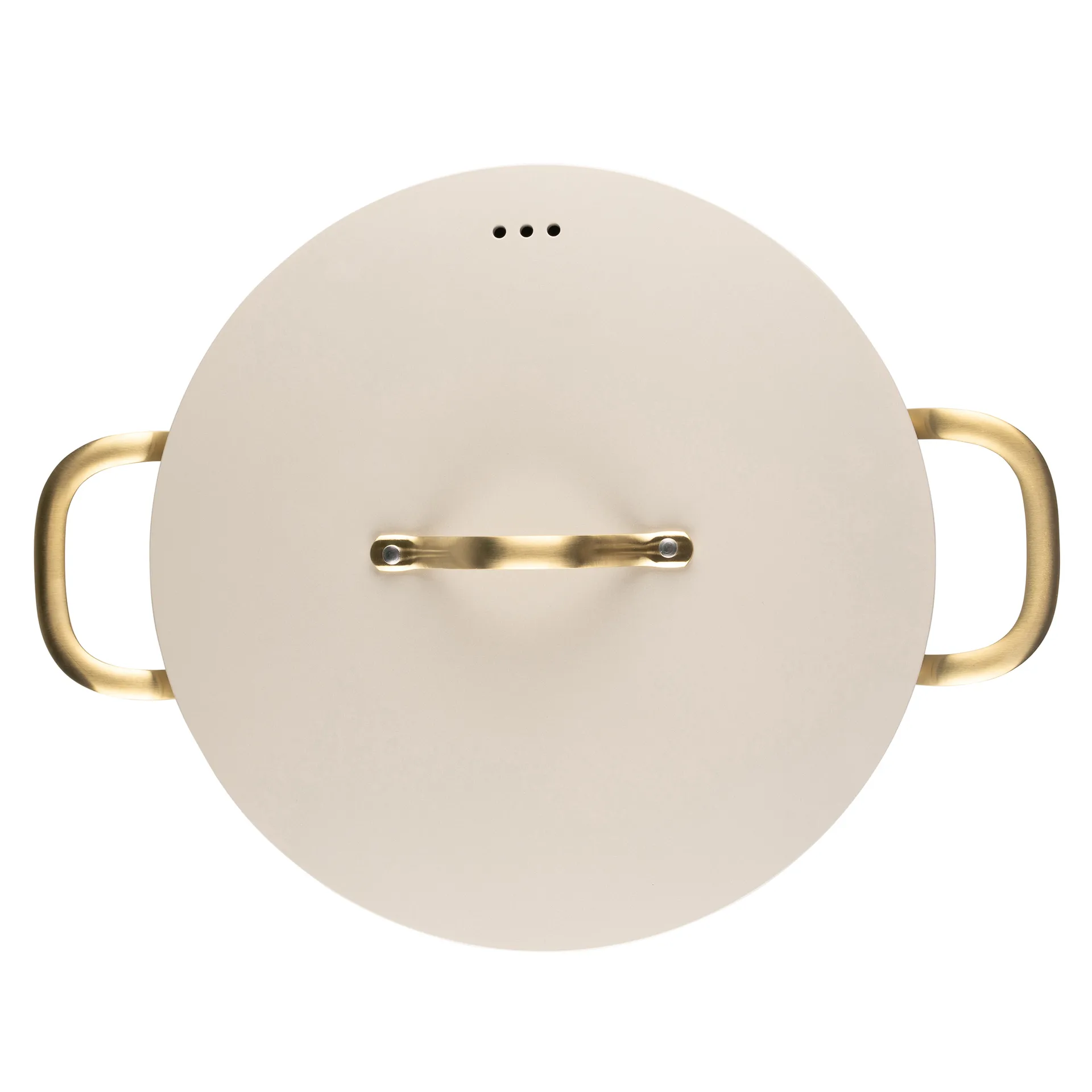 Panela com tampa Heirol Royal Pearl Ø28 cm, Branco-dourado Heirol