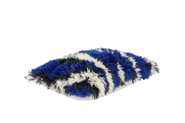Almofada Monster Large 40x60 cm - Ultramarine blue-off white - Hem