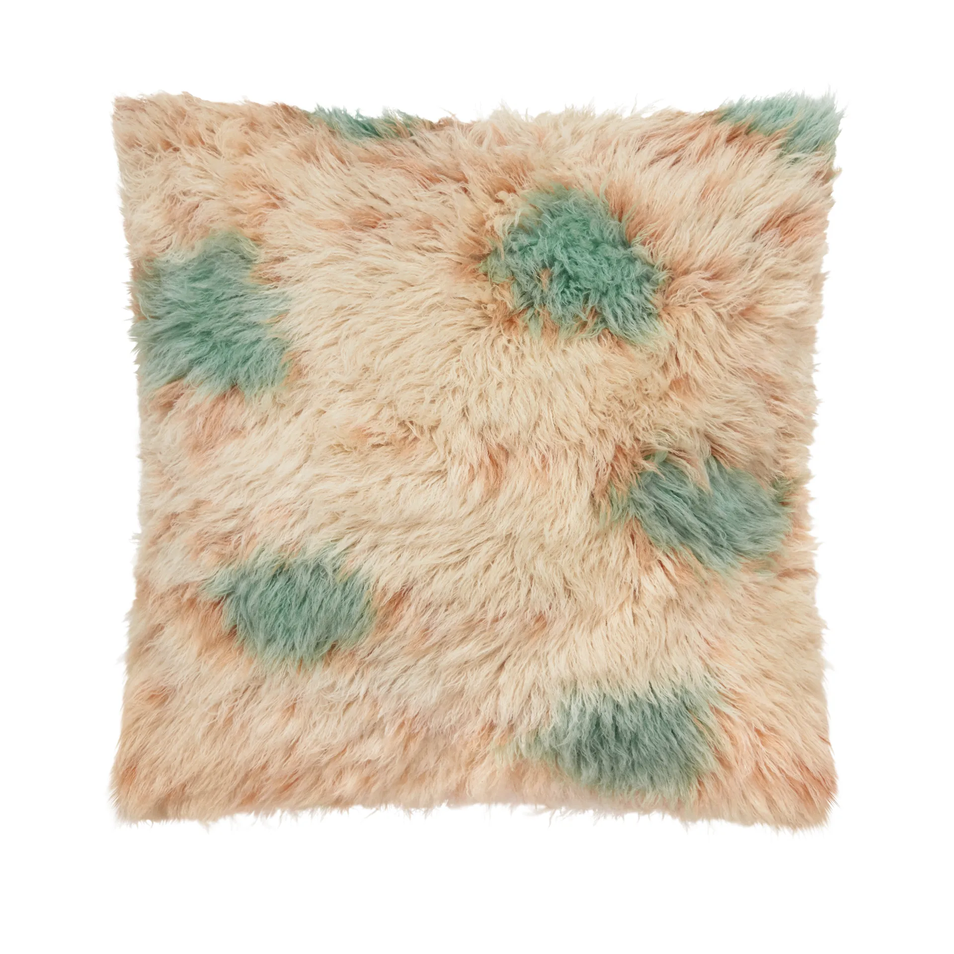 Almofada Monster Medium 50x50 cm, Turquoise-peach Hem