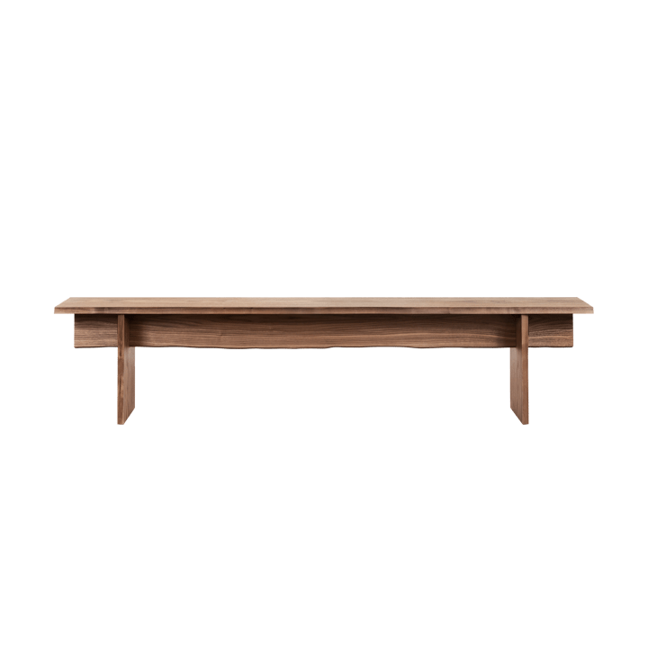 Banco Bookmatch 210 cm - Nogueira - Hem