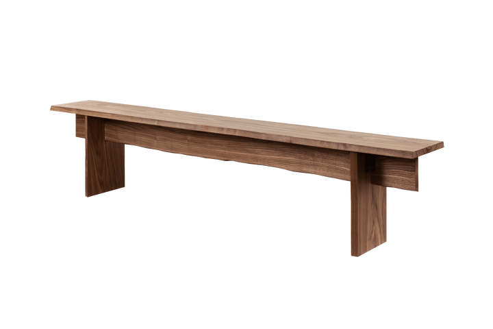 Banco Bookmatch 210 cm, Nogueira Hem