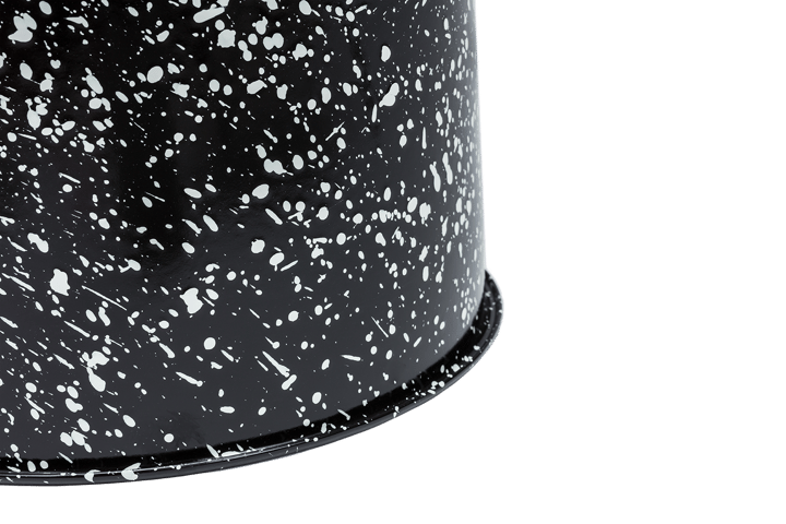Banco Last Ø32x44 cm, Black-white splatter Hem