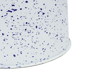 Banco Last Ø32x44 cm - White-blue splatter - Hem