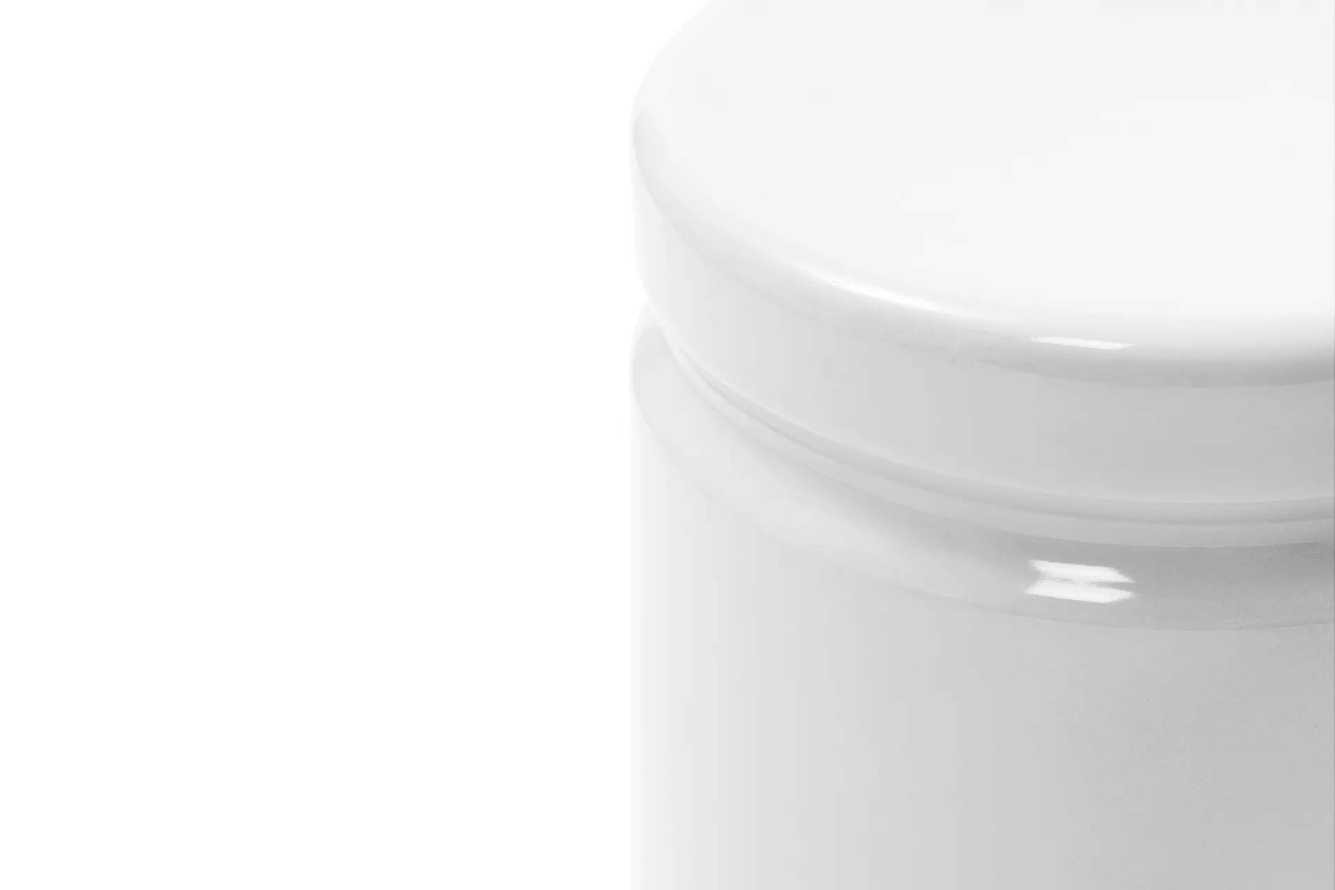 Banco Last Ø32x44 cm, White Hem