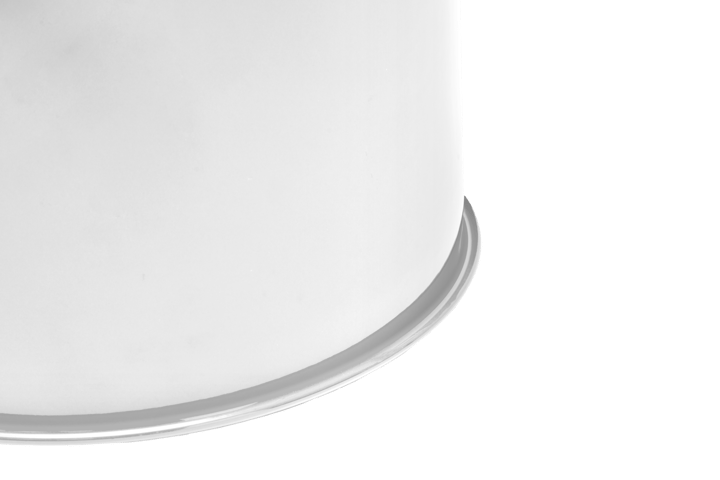 Banco Last Ø32x44 cm, White Hem