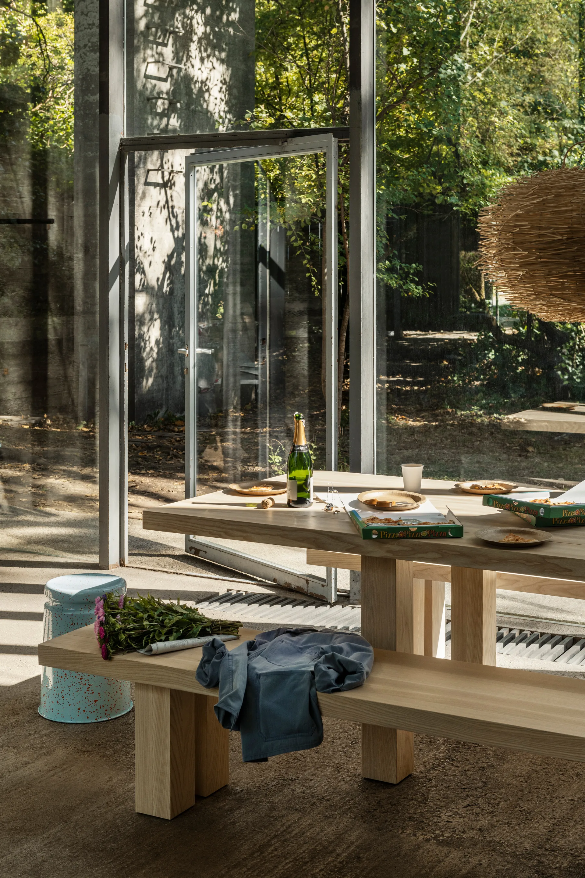 Banco Max 43x250 cm, Freixo Hem