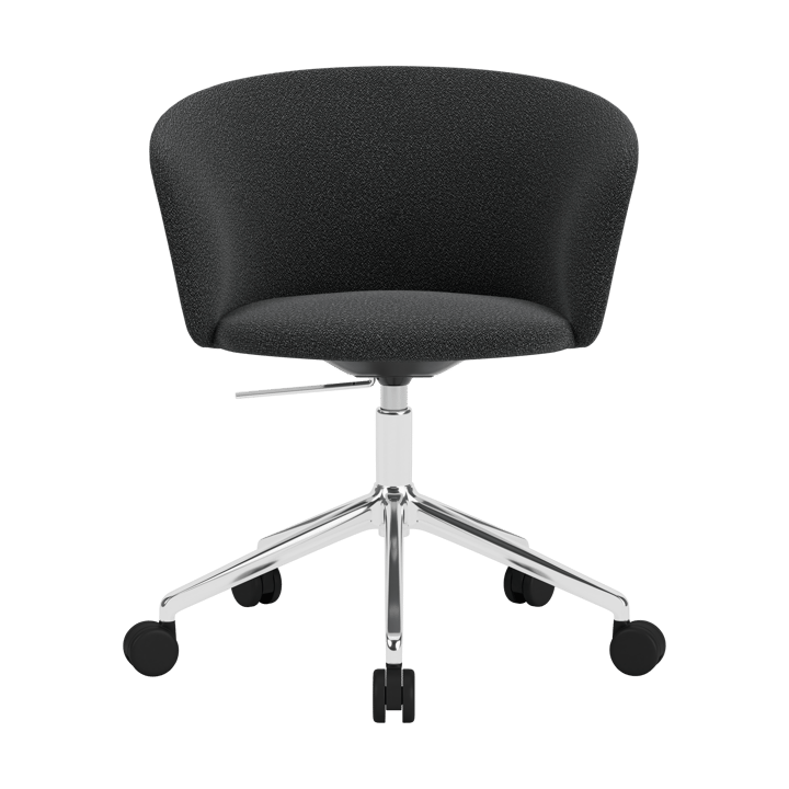 Cadeira de escritório Kendo Swivel com 5 rodas - Graphite-polished aluminium - Hem