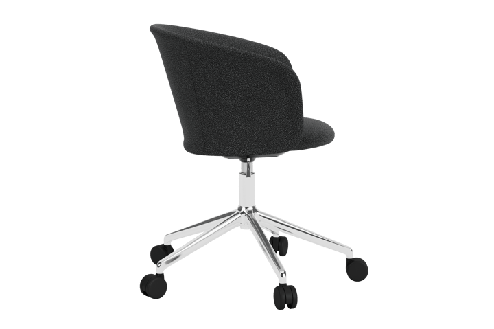 Cadeira de escritório Kendo Swivel com 5 rodas, Graphite-polished aluminium Hem