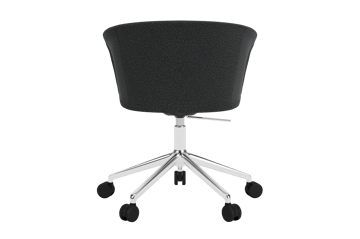 Cadeira de escritório Kendo Swivel com 5 rodas - Graphite-polished aluminium - Hem
