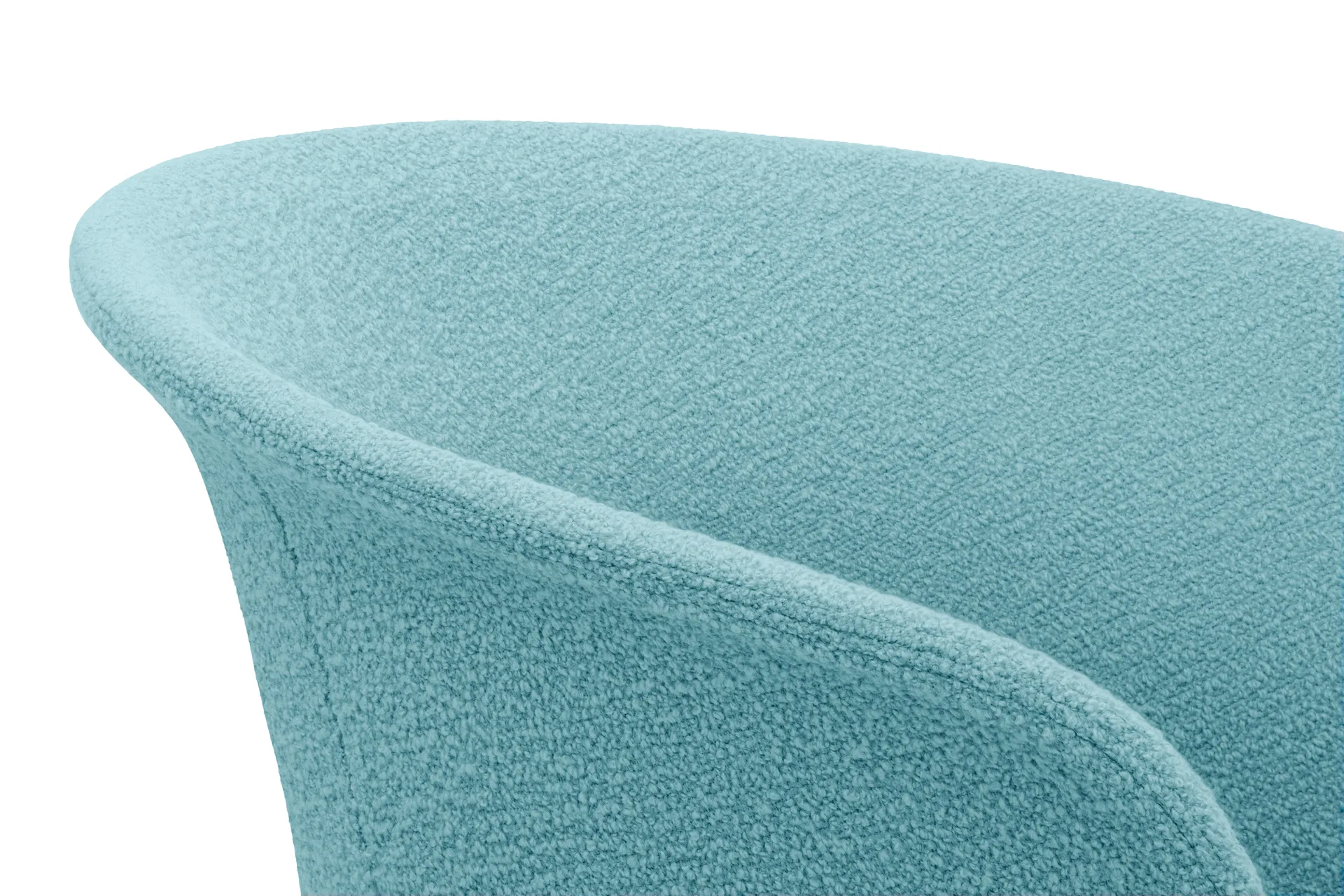 Cadeira de escritório Kendo Swivel com 5 rodas, Icicle-polished aluminium Hem