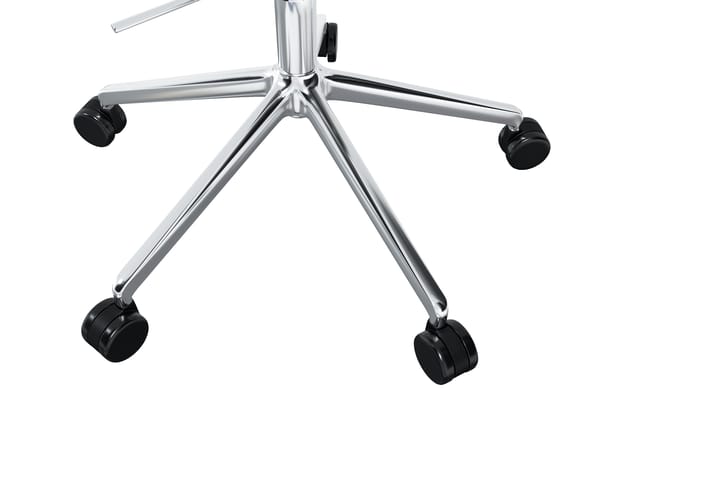 Cadeira de escritório Kendo Swivel com 5 rodas, Icicle-polished aluminium Hem