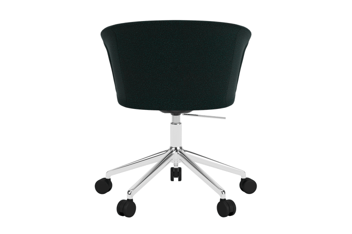 Cadeira de escritório Kendo Swivel com 5 rodas, Pine-polished aluminium Hem
