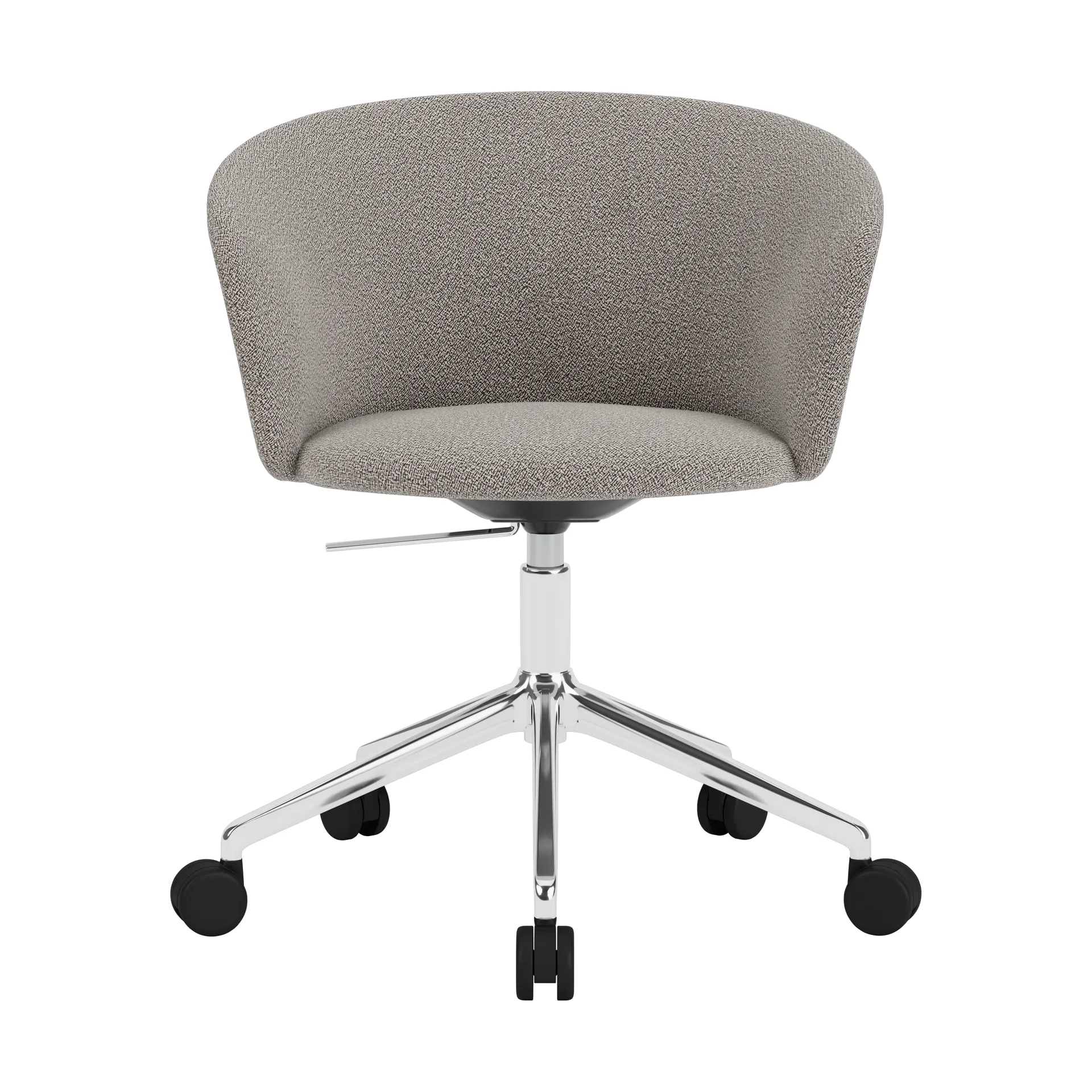 Cadeira de escritório Kendo Swivel com 5 rodas, Porcelain-polished aluminium Hem