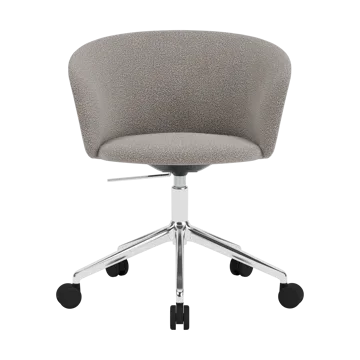 Cadeira de escritório Kendo Swivel com 5 rodas - Porcelain-polished aluminium - Hem