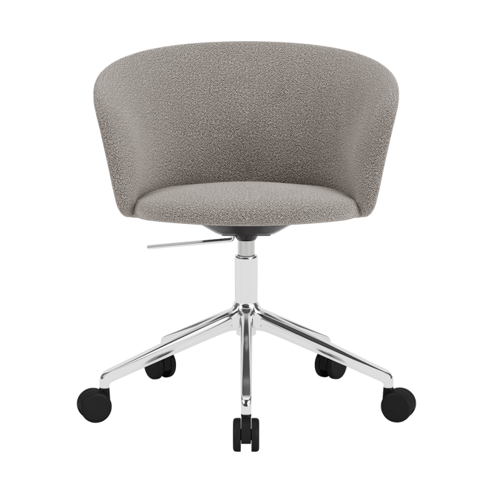 Cadeira de escritório Kendo Swivel com 5 rodas - Porcelain-polished aluminium - Hem