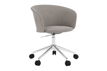 Cadeira de escritório Kendo Swivel com 5 rodas - Porcelain-polished aluminium - Hem