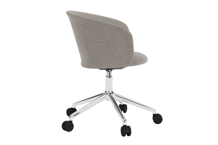 Cadeira de escritório Kendo Swivel com 5 rodas, Porcelain-polished aluminium Hem