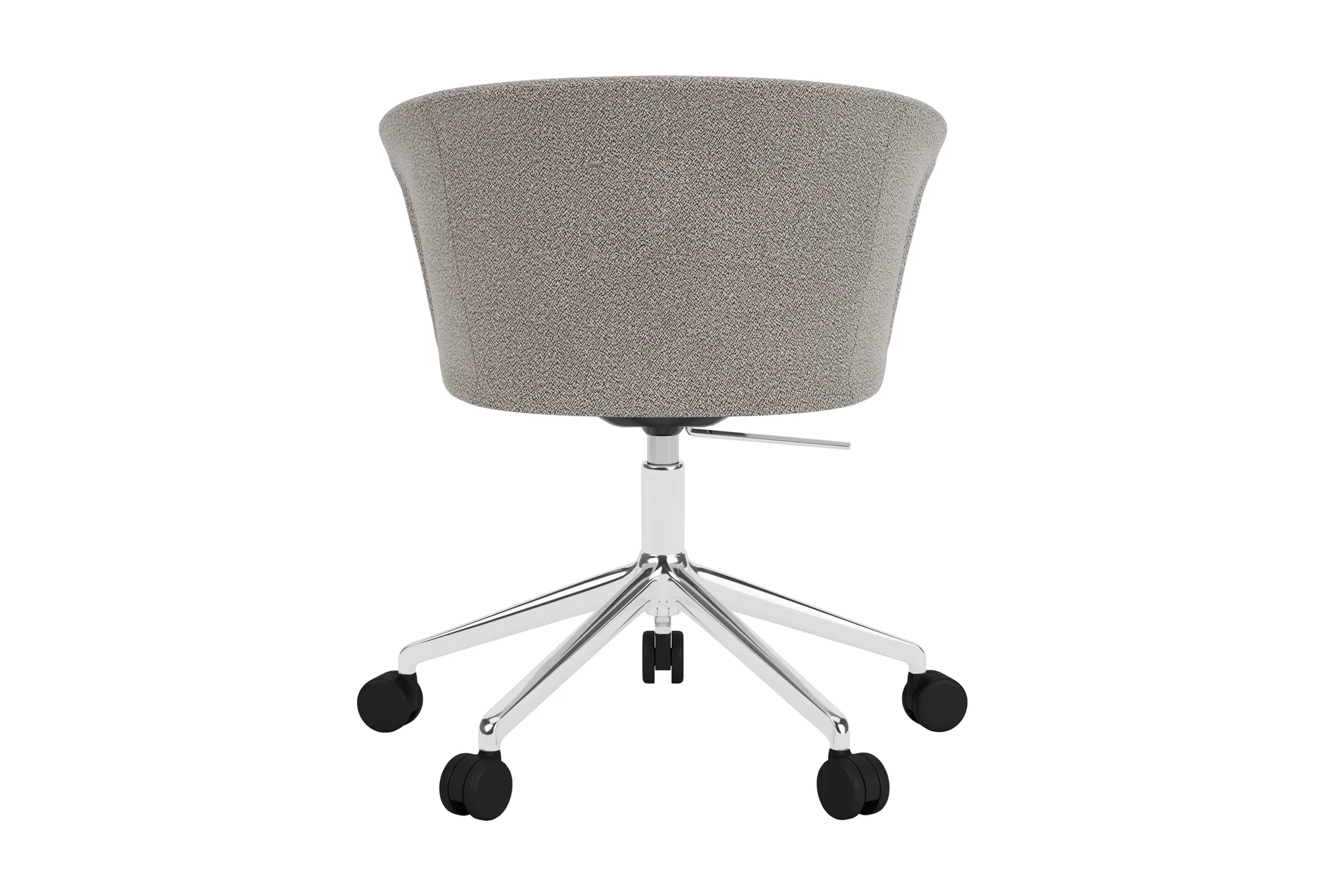 Cadeira de escritório Kendo Swivel com 5 rodas, Porcelain-polished aluminium Hem