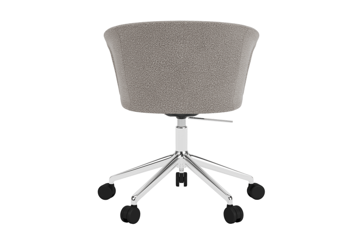 Cadeira de escritório Kendo Swivel com 5 rodas, Porcelain-polished aluminium Hem