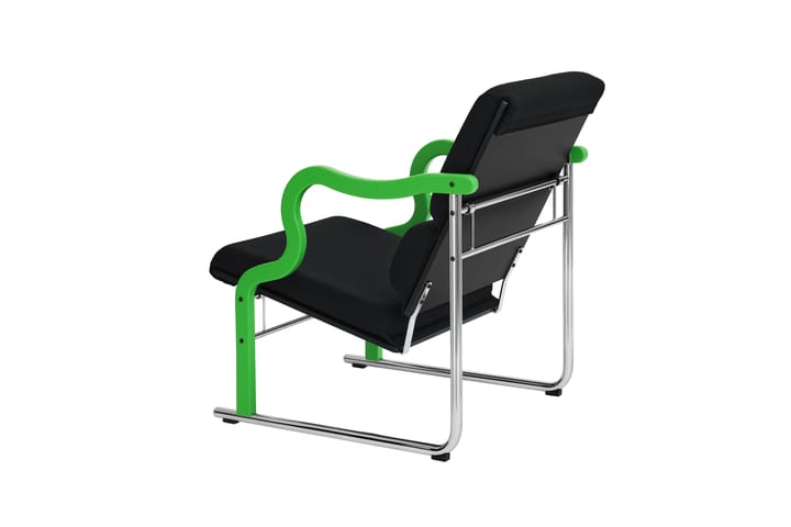 Cadeira lounge Experiment 501, Green-black Hem