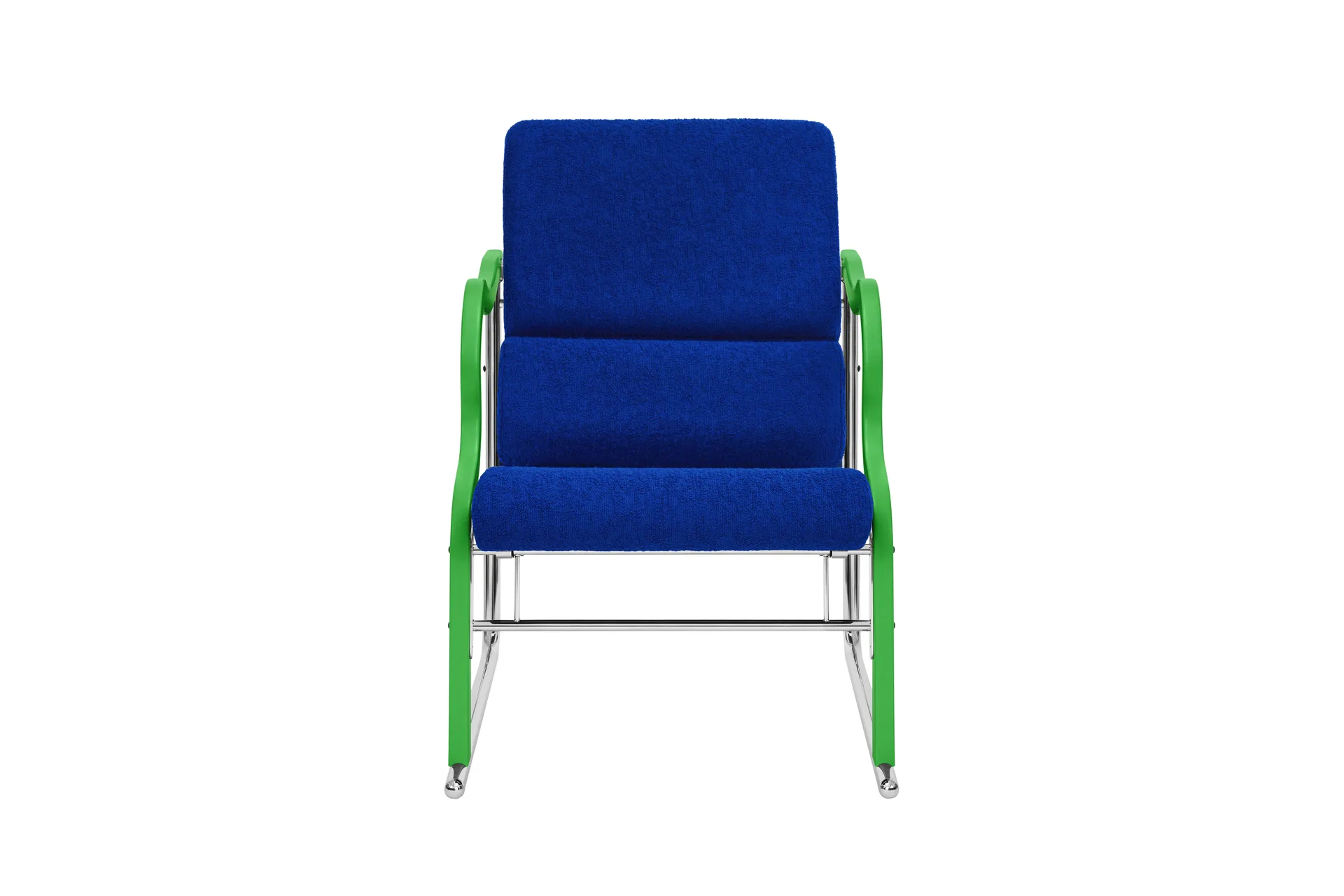 Cadeira lounge Experiment 501, Green-ultramarine Hem