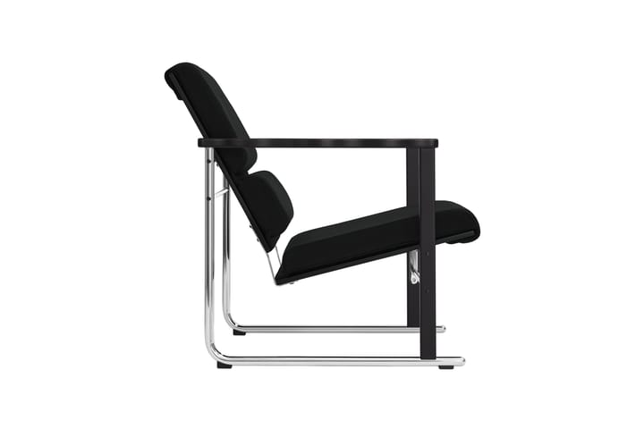 Cadeira lounge Experiment 502, Black-black Hem