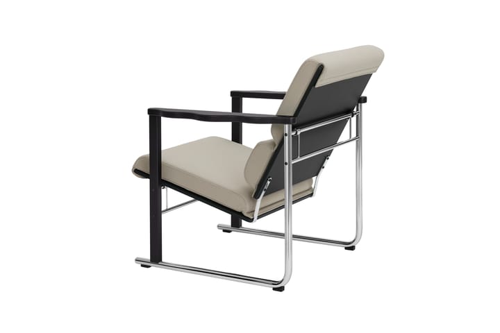 Cadeira lounge Experiment 502, Black-light beige Hem