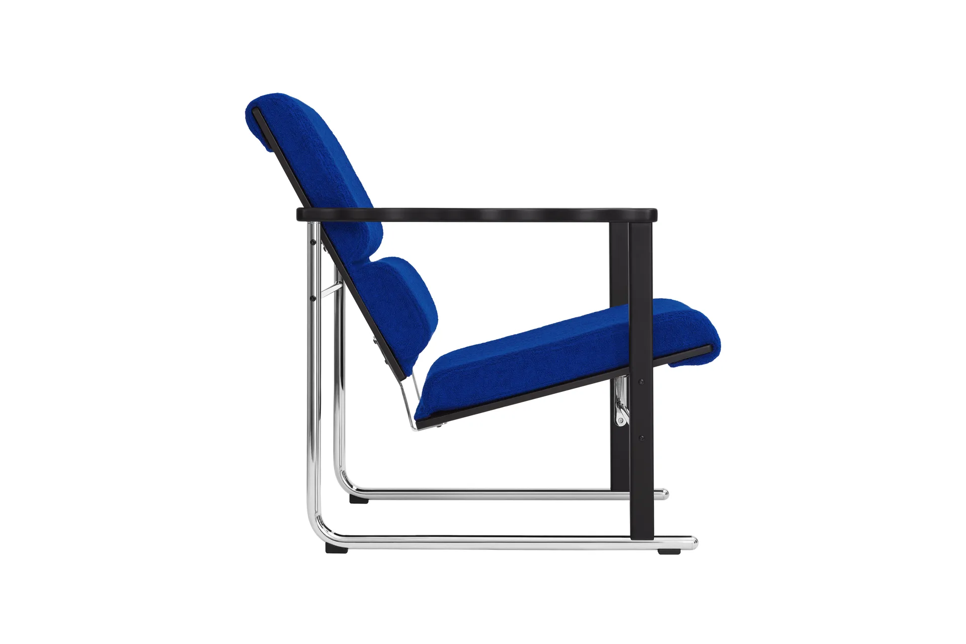 Cadeira lounge Experiment 502, Black-ultramarine Hem