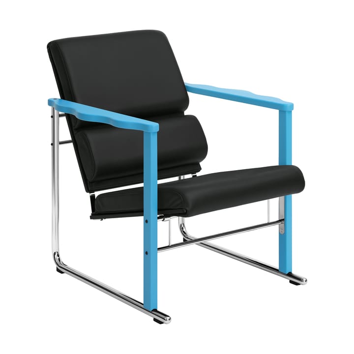 Cadeira lounge Experiment 502 - Blue-black leather - Hem