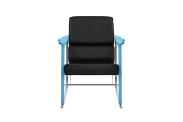 Cadeira lounge Experiment 502 - Blue-black leather - Hem
