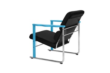 Cadeira lounge Experiment 502 - Blue-black leather - Hem