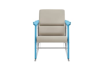 Cadeira lounge Experiment 502 - Blue-light beige - Hem