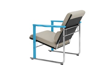 Cadeira lounge Experiment 502 - Blue-light beige - Hem