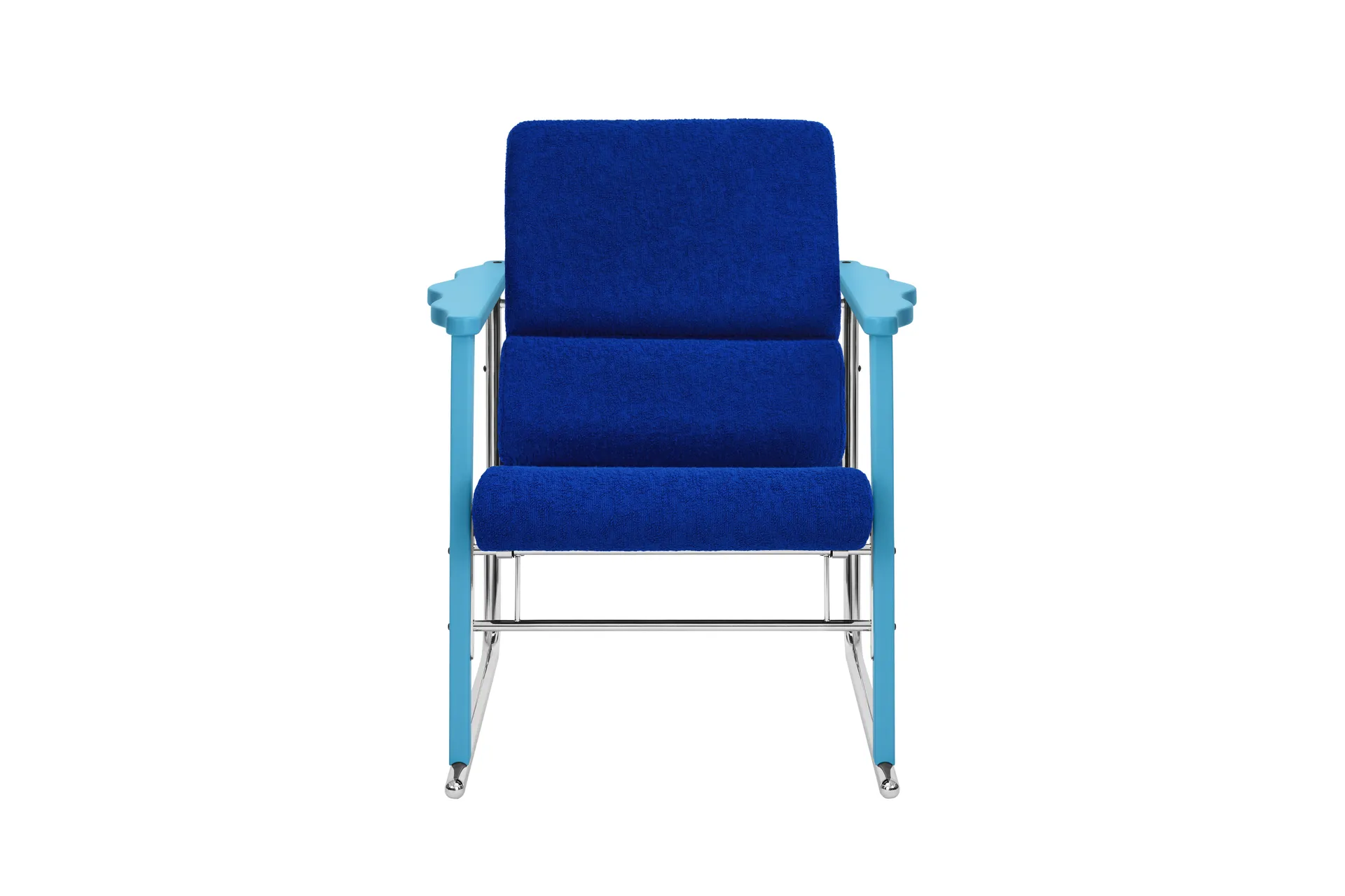 Cadeira lounge Experiment 502, Blue-ultramarine Hem