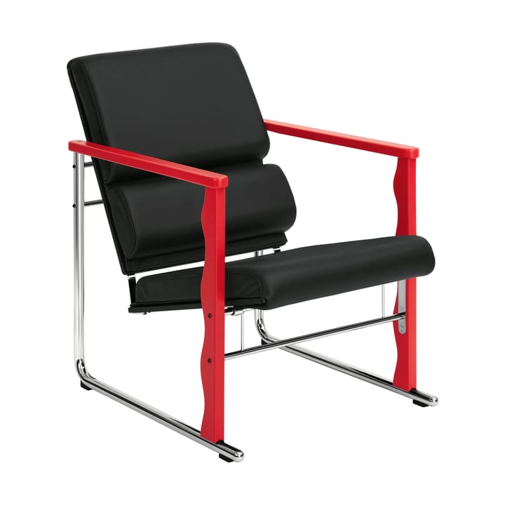 Cadeira lounge Experiment 503 - Red-black leather - Hem