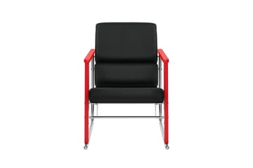 Cadeira lounge Experiment 503 - Red-black leather - Hem