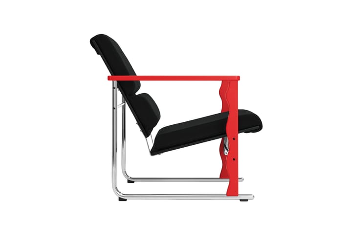 Cadeira lounge Experiment 503, Red-black Hem