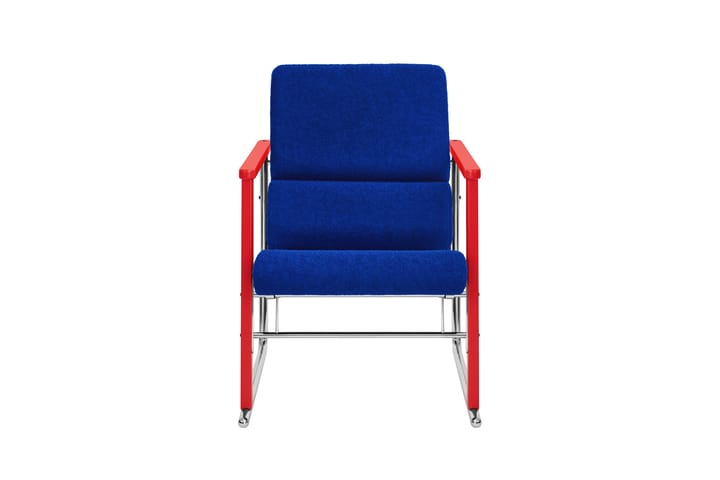 Cadeira lounge Experiment 503, Red-ultramarine Hem