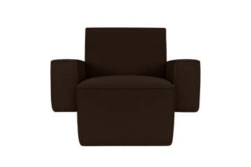 Cadeira lounge Hunk com apoio - Chocolate - Hem