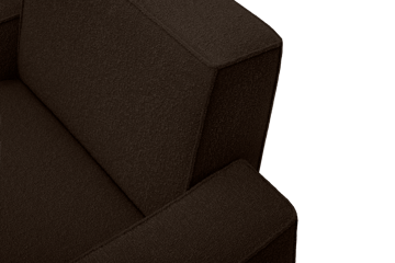 Cadeira lounge Hunk com apoio - Chocolate - Hem