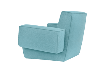 Cadeira lounge Hunk com apoio - Icicle - Hem