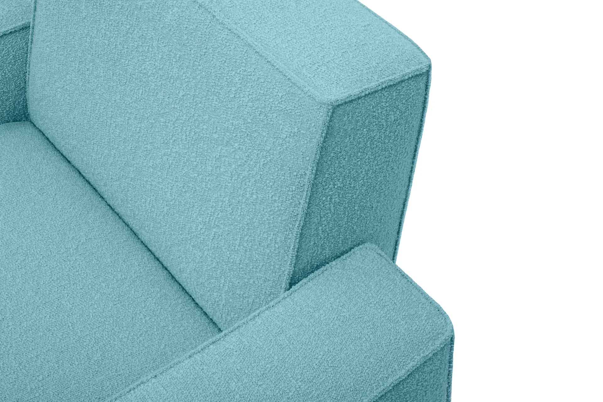 Cadeira lounge Hunk com apoio, Icicle Hem