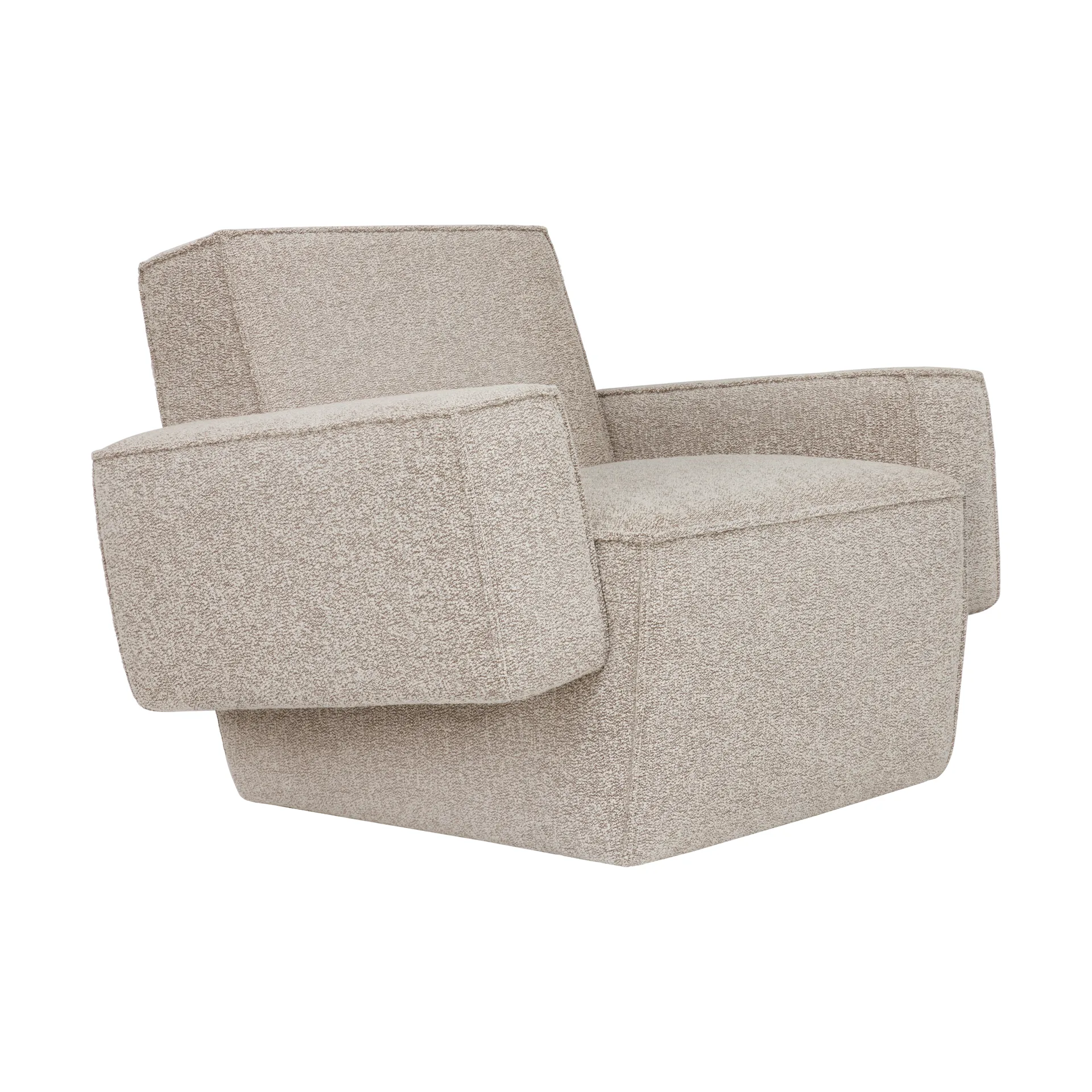 Cadeira lounge Hunk com apoio, Swan Hem