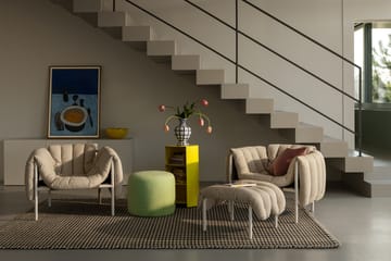 Cadeira lounge Puffy - Anthracite-cream - Hem