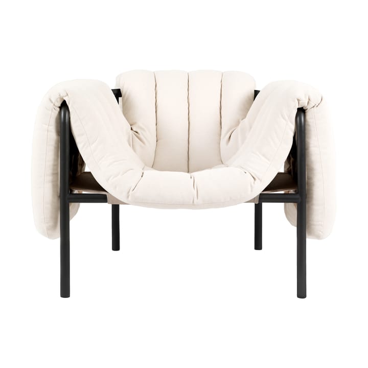 Cadeira lounge Puffy - Natural-black grey - Hem