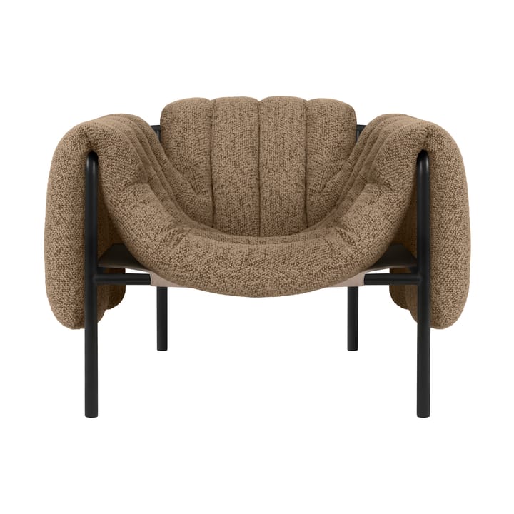 Cadeira lounge Puffy - Sawdust-black grey - Hem