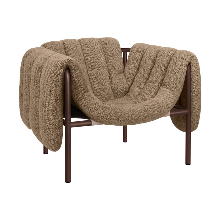 Cadeira lounge Puffy - Sawdust-chocolate brown - Hem