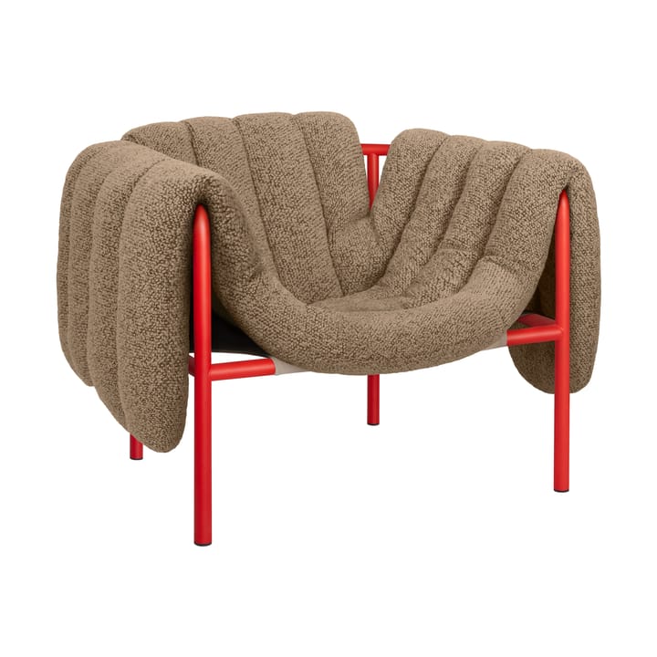 Cadeira lounge Puffy - Sawdust-traffic red - Hem