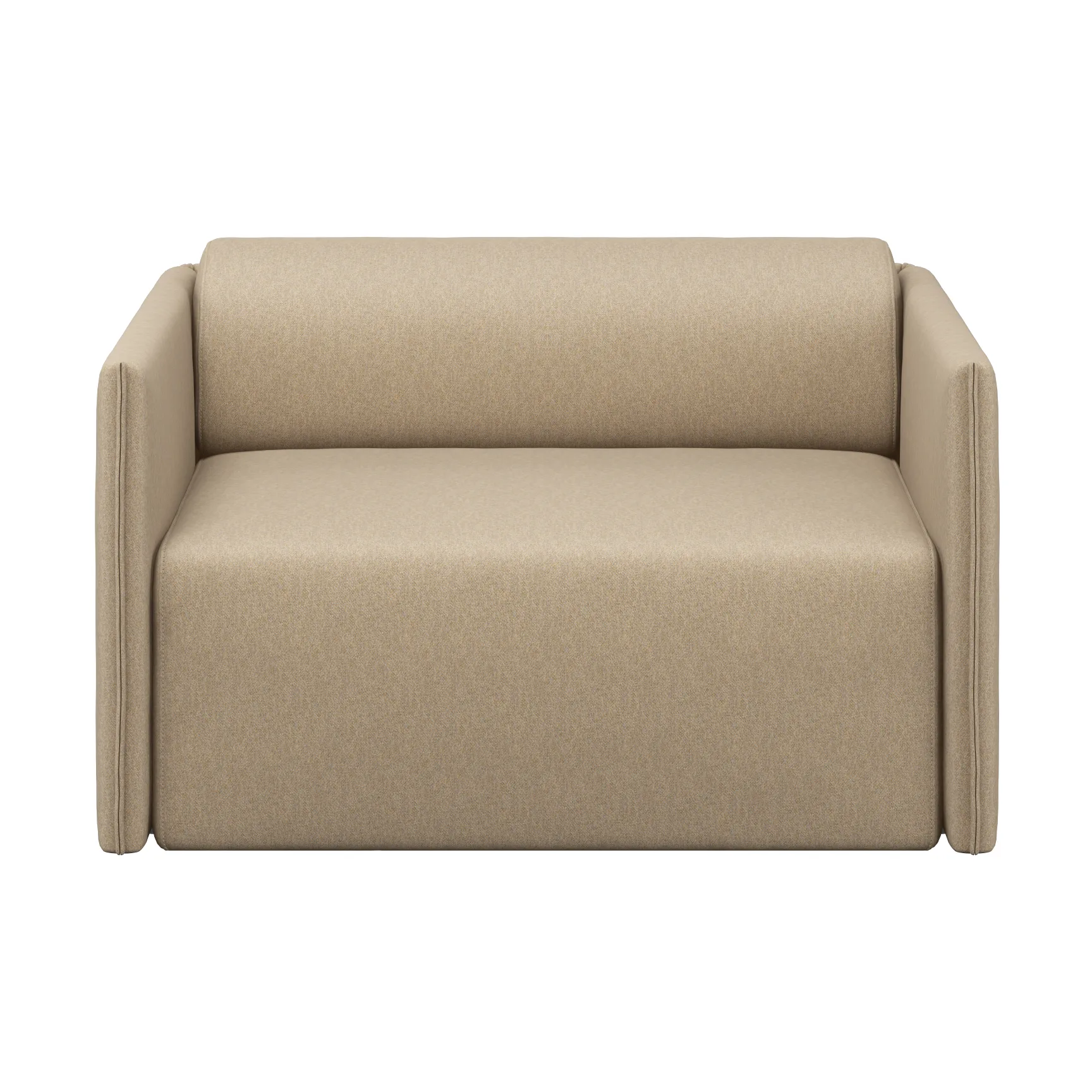 Cadeira Palo Block Single-seater Low, Beige Hem